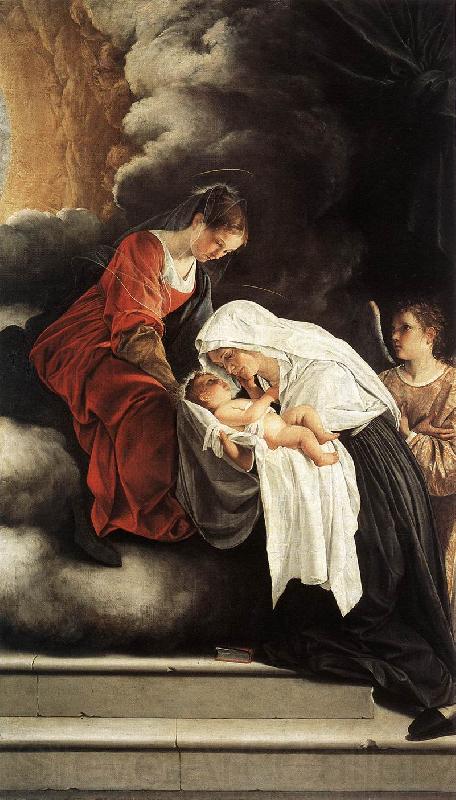GENTILESCHI, Orazio The Vision of St Francesca Romana sdg France oil painting art